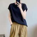 舒棉圓領素色上衣