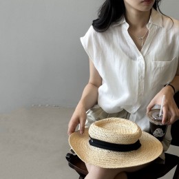 夏季涼感翻領上衣