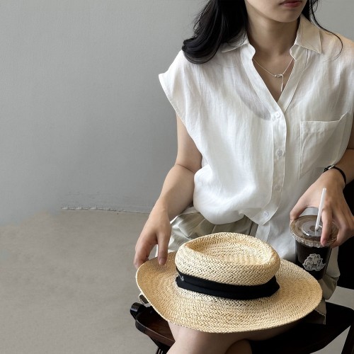 夏季涼感翻領上衣