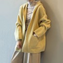 質感毛料連帽外套