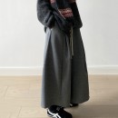 質感鬆緊氣球款寬褲