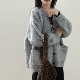 復古寬鬆針織外套 復古寬鬆針織外套