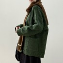 復古寬鬆針織外套