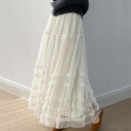 唯美網紗加絨長裙 唯美網紗加絨長裙